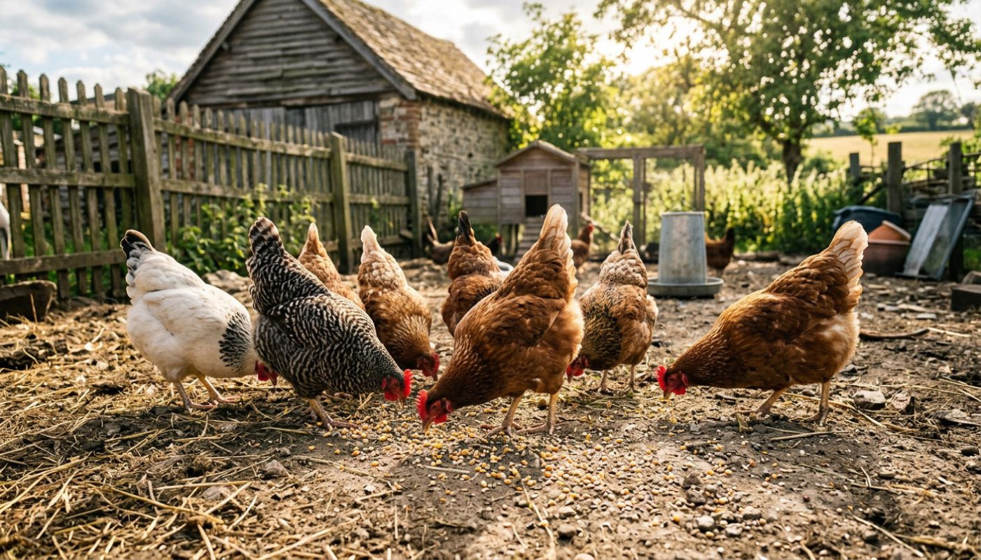 Comment équilibrer l'alimentation des poules avec des céréales ?